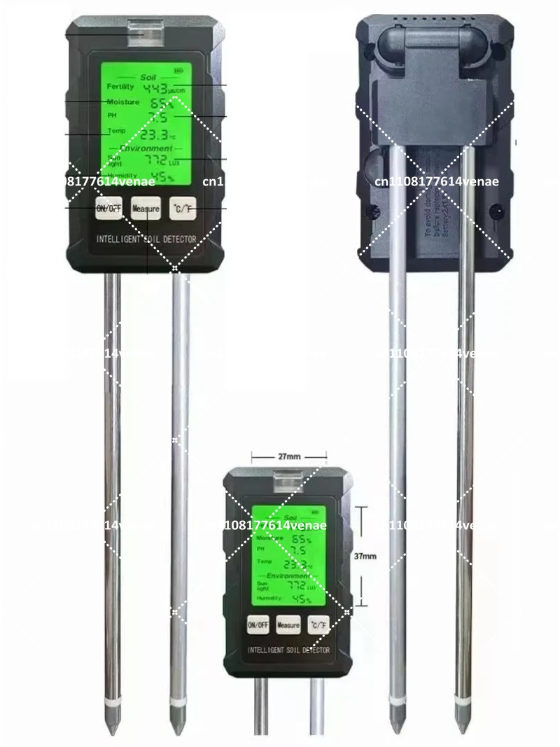 Soil Ph Meter - Набор для тестирования почвы 6-в-1: измеритель