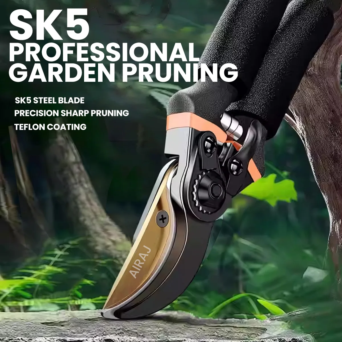Gardening Tools On Sale - AIRAJ 8,5-дюймовые секаторы SK5 Ножницы для