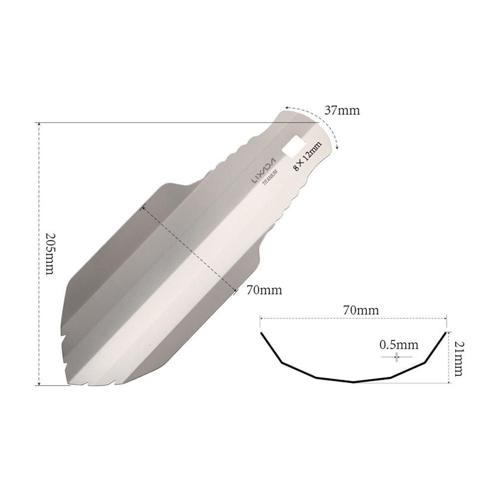 Новая титановая ручная лопата, – обзор и цена Garden Hand Trowel