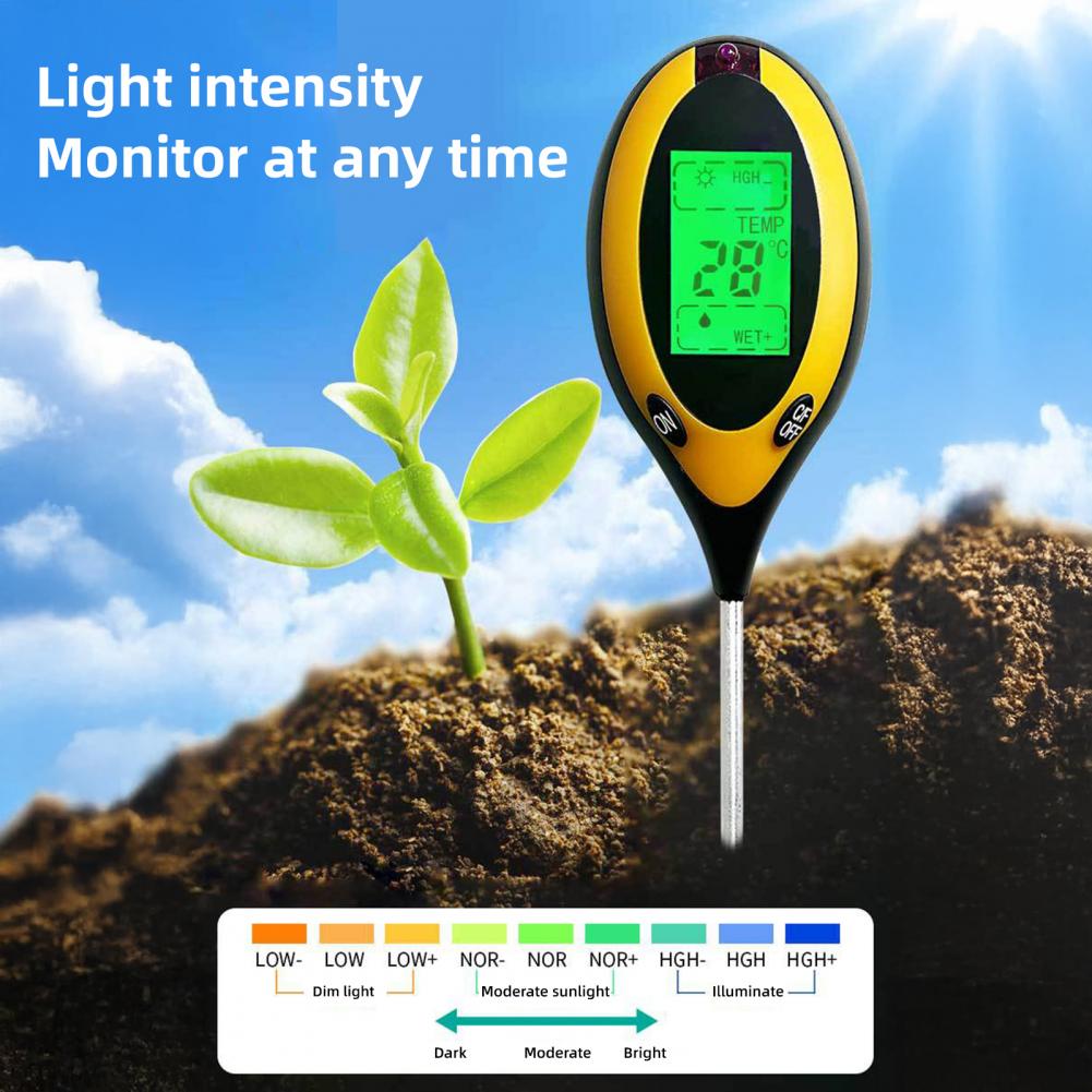 Монитор роста растений 4-в-1:  – обзор и цена Soil Ph Meter