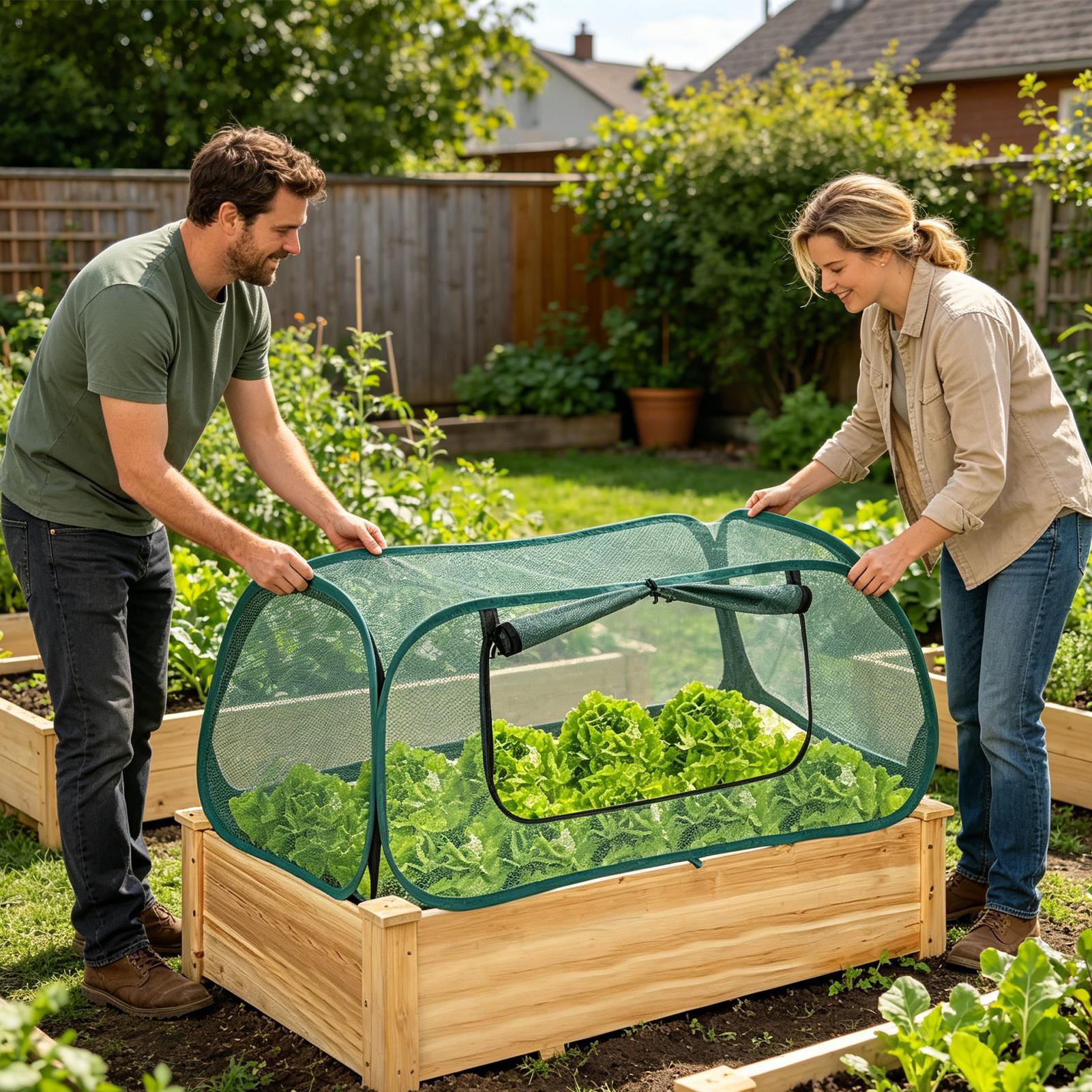 Сетчатая защитная палатка-тент – обзор и цена Outdoor Planting Bag