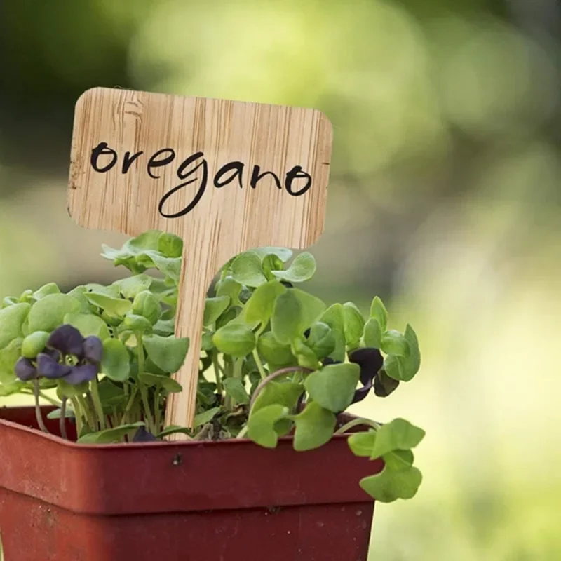 10 шт. Т-образные деревянные э – обзор и цена Plant Label Tags