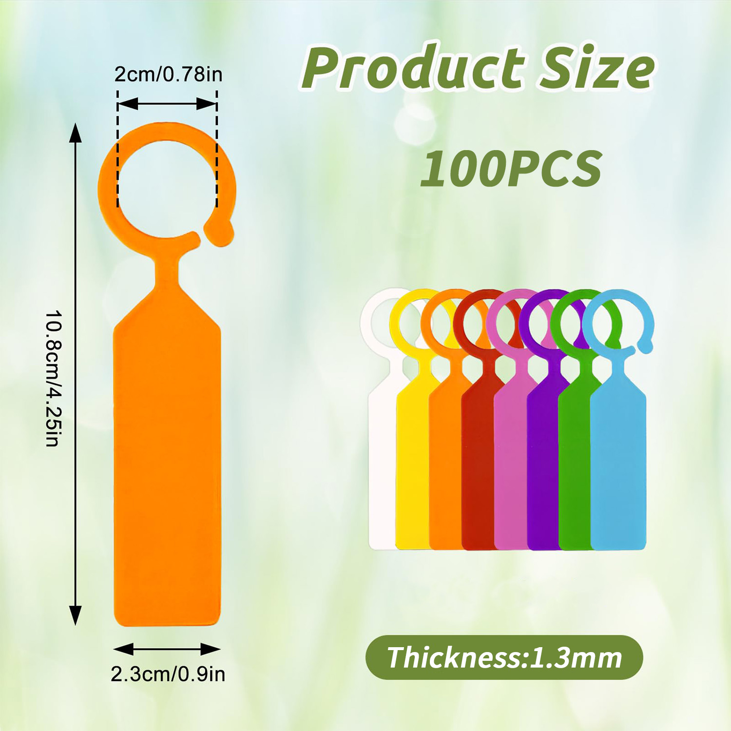 100 шт. пластиковых бирок для  – обзор и цена Plant Label Tags