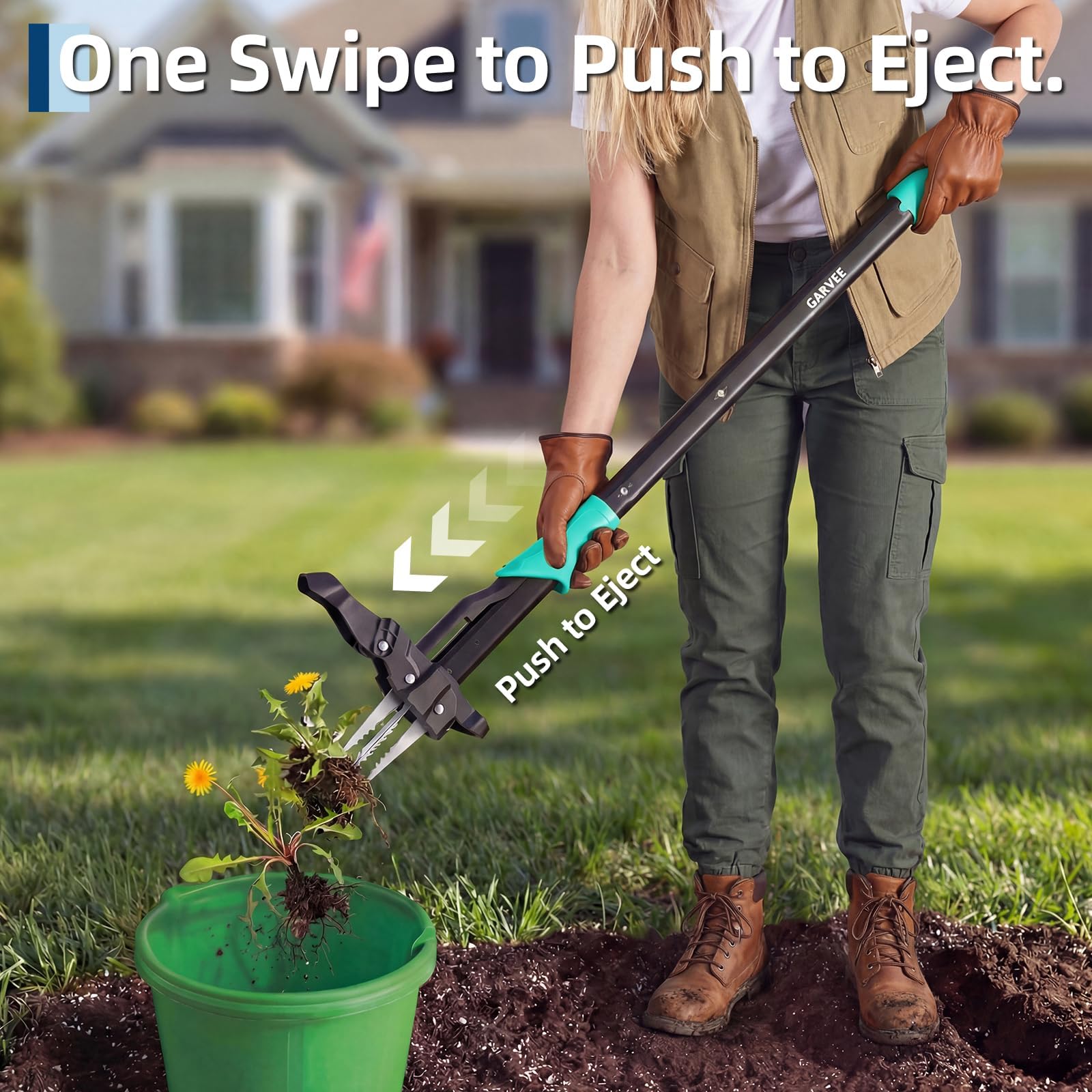 Длинная ручка для удаления сор – обзор и цена Weed Puller
