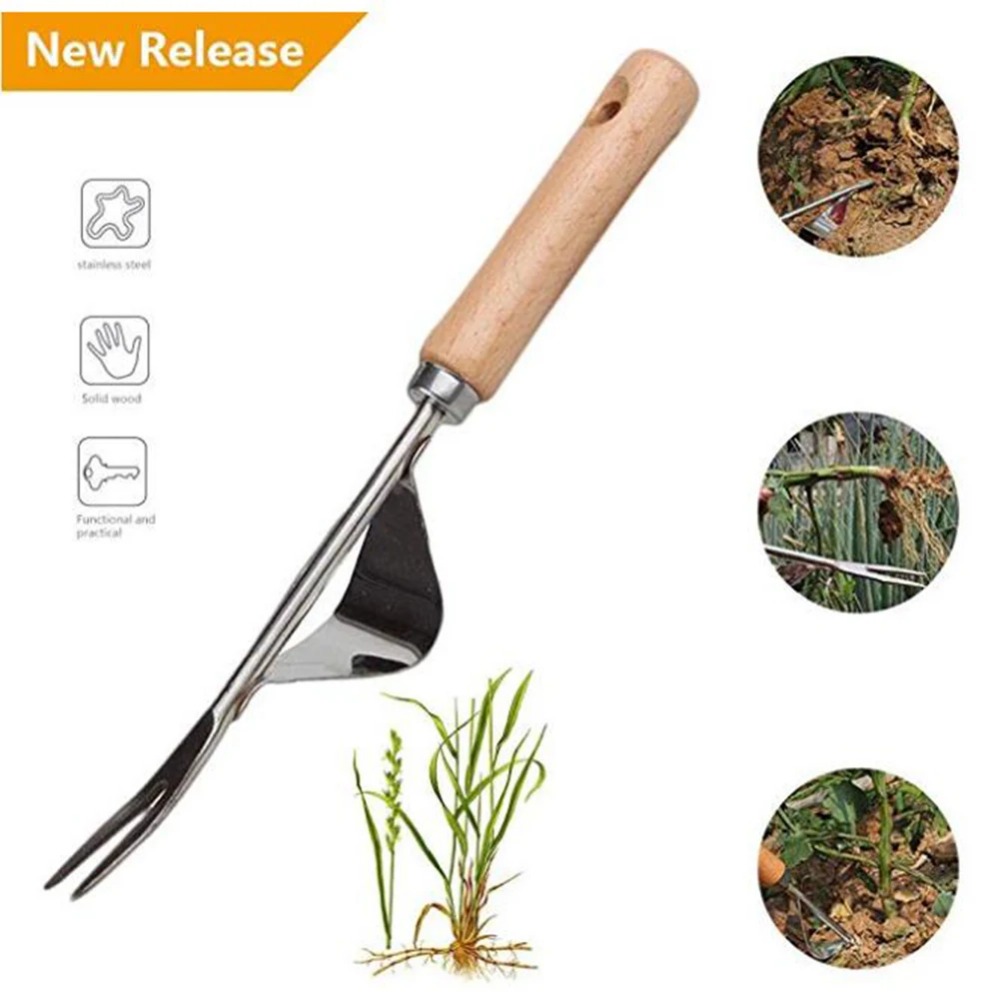 1 шт. деревянная ручка из нерж – обзор и цена Gardening Tools Sale