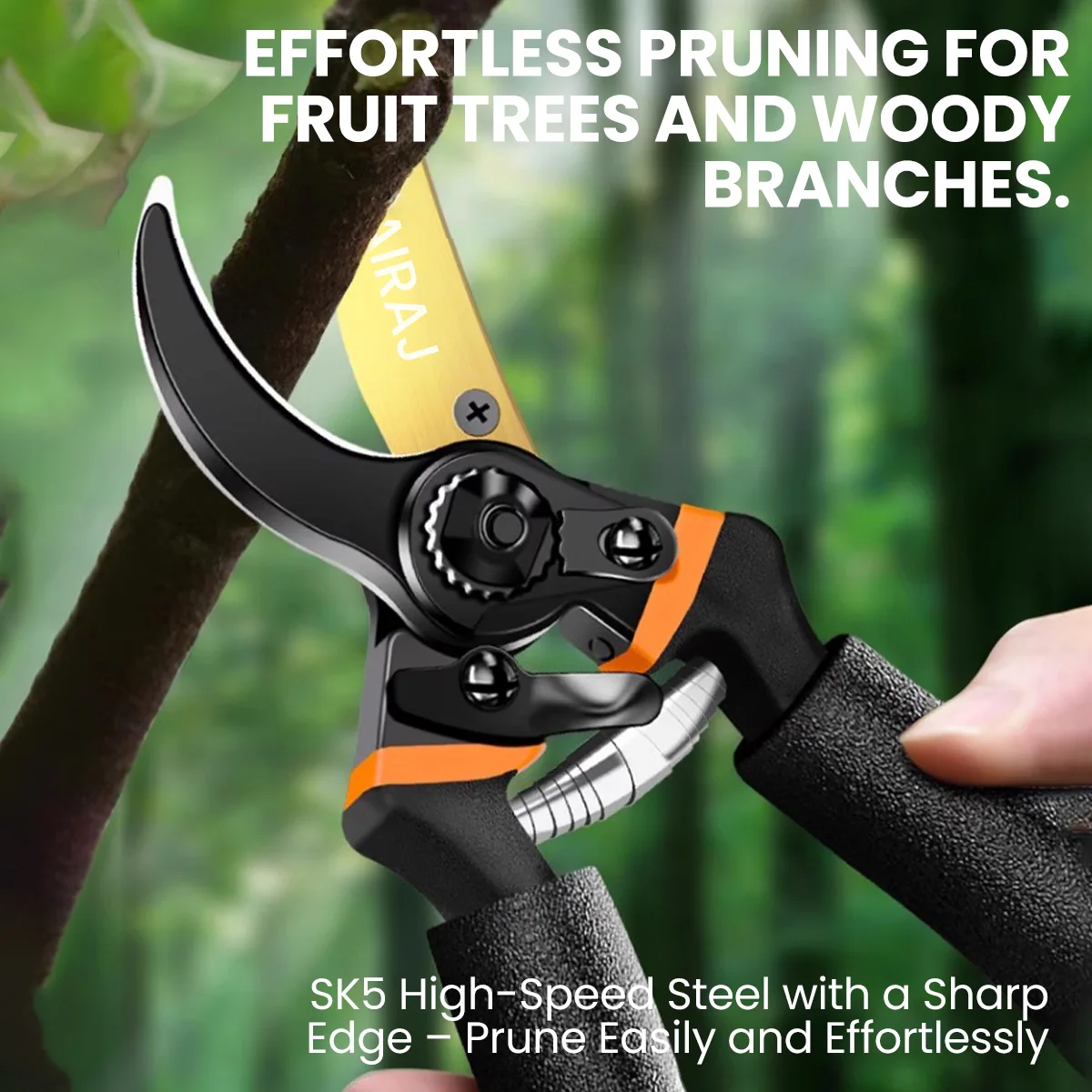AIRAJ 8,5-дюймовые секаторы SK – обзор и цена Gardening Tools On Sale